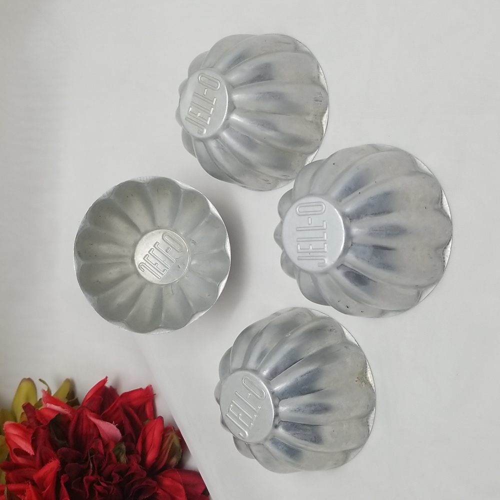 Vintage Aluminum JELL-O Molds